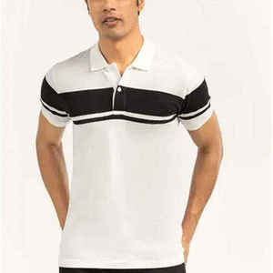 เสื้อโปโลผ้าแคนวาสผู้ชายดีไซน์ใหม่ แขนสั้น แห้งเร็ว ระบายอากาศดี แฟชั่นเสื้อยืดโปโล - Product Image 3