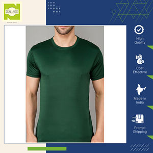 T-shirts d'uniformes scolaires 100 % coton, unis, pour étudiants, avec options de personnalisation pour les établissements d'enseignement et les écoles primaires (vente en gros) - Product Image 1