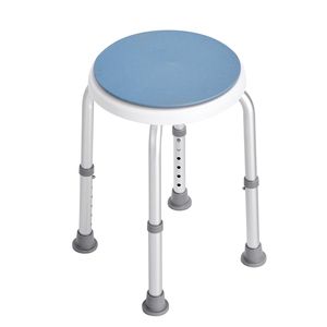 Chaise de douche pivotante à 360 degrés légère, réglable en hauteur, antidérapante, siège de baignoire, tabouret de douche, banc de douche - Product Image 4