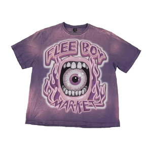 T-shirt FLEE BOY pour homme, coupe classique, manches régulières, couleur unie, streetwear, col rond, 100% polyester, haut décontracté, anti-boulochage, séchage rapide - Product Image 4