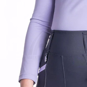 Camiseta Interior de Cuello Alto para Mujer, para Montar a Caballo, Cómoda y Flexible, Diferentes Colores y Diseños, Fabricada por Alexandria Industries - Product Image 4