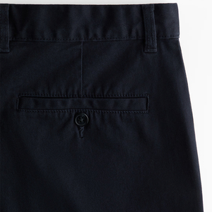 Shorts de Mezclilla para Hombre, Cintura Media, Cierre de Botones, Verano, Casual, Tejido, Azul Oscuro - Product Image 6