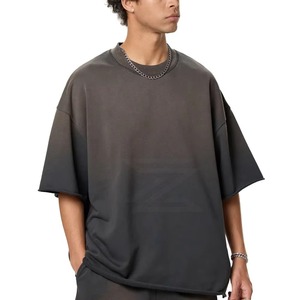 เสื้อยืดทรงปกติ สีพื้น เรียบหรู ใส่ได้ทุกวัน ผ้าฝ้าย 100% สวมใส่สบาย ระบายอากาศได้ดี แห้งเร็ว แขนสั้น สำหรับผู้ชาย - Product Image 4