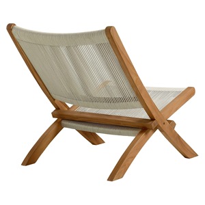 Minimalist Chaise Lounge Chair Teak Wood <b>Folding</b> Chairs For Lounge Chairs Fir Living Room Set & Home Furniture - Product Image 4