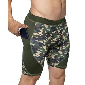 Nueva llegada, pantalones cortos de malla para gimnasio, de doble capa, de alta calidad, transpirables, de secado rápido, personalizados por sublimación, para hombre y mujer. - Product Image 3