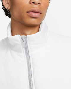 URBANGAZER INDUSTRIES <b>Men's</b> <b>White</b> Quilted Stand Collar Zipper <b>Vest</b> Casual Winter Outerwear Waterproof Windproof Solid Color - Product Image 3