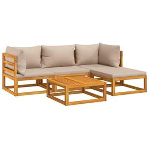 Ensemble de salon de jardin taupe - Product Image 3