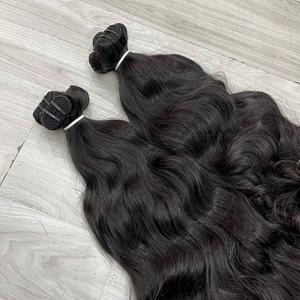 Cabello Humano Virgen Vietnamita de Primera Calidad, Ondulado Natural, Sin Procesar, Doble Trama, Densidad y Cantidad, Puntas Llenas - Product Image 2