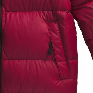 Nouvelles vestes matelassées respirantes à capuche pour hommes, design personnalisé très demandé, de haute qualité, couleur bordeaux avec noir, tendance - Product Image 4