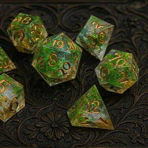 Dado de resina poliédrico al por mayor para juegos de rol de mesa Dungeons and Dragons, logística de pedidos a granel, accesorios de juego al por mayor - Product Image 3