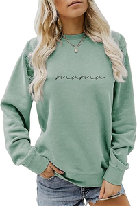 JAC22 DZ54182 Collezione Primavera Estate <span class=keywords><strong>Felpa</strong></span> da <span class=keywords><strong>Donna</strong></span> Stampata in Maglia Anti-Pilling <span class=keywords><strong>a</strong></span> <span class=keywords><strong>Maniche</strong></span> <span class=keywords><strong>Corte</strong></span> e Vestibilità Ampia - Product Image 6