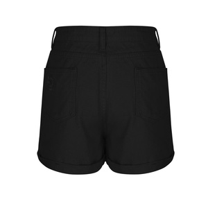 Jean Shorts for Women Ripped Denim Shorts Button Stretchy High Waisted Shorts with Pockets Rolled Hem Soft Comfortable Button - Product Image 4