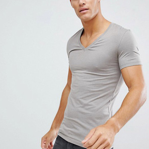 T-shirt en jersey de coton à manches longues pour homme, coupe ajustée, couleur unie, col rond, décontracté, respirant, tricoté - Product Image 3