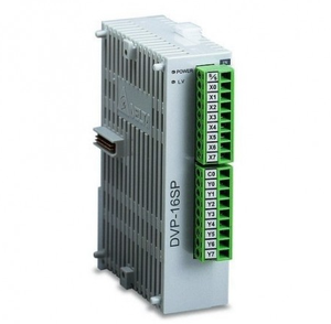 Módulo PLC Delta DVP16SP11T de 16 Puntos, 8DI+8DO, Transistor, 24VDC, Diseño Compacto - Product Image 1
