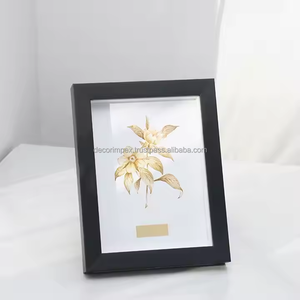 กรอบรูปทรงสี่เหลี่ยมดีไซน์ทันสมัยกรอบไม้ปรับขนาดได้กรอบไม้ใช้ในการตกแต่งบ้าน - Product Image 1