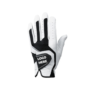 Gants de golf en cuir Cabretta hybride souple OEM, logo personnalisable, antidérapants, fermeture Velcro réglable, pour sports de plein air VN - Product Image 2