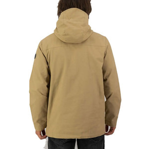Custom Logo Canvas Windbreaker <b>Jacket</b> Turn-down Collar Customized High Quality <b>Men's</b> Winter Outdoor Wear Quick Dry Pattern - Product Image 4