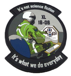 Parches de PVC con logotipo personalizado de la mejor calidad, alto fabricante al por mayor con tarifa barata, nuevo estilo, el mejor Material para decoración, tela de sarga - Product Image 2