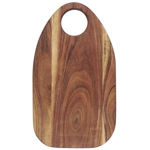 Planche à découper en bois d'acacia massif pour pizza, fromage, fruits, pain, avec poignée, pour cuisine, hôtel, usage professionnel - Product Image 2