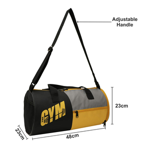 Sac de voyage et de sport grande capacité, étanche, style duffle, avec motif uni décontracté, doublure en nylon, caractéristiques durables, fabriqué au Pakistan - Product Image 3