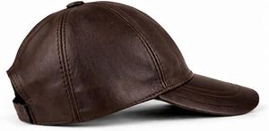 Genuine Leather Baseball <b>Cap</b> Minimalist Beige Dad <b>Hat</b> Blank 6 Panel Unstructured Leather <b>Cap</b> Factory Direct - Product Image 5