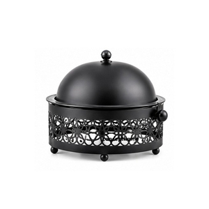 Olla Redonda de Metal con Tapa Metálica, Acabado Pulido, Diseño Duradero, Estilo Moderno y Lujoso - Product Image 6