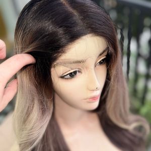 Peluca de Encaje Completo de Alta Calidad, Cabello Fino Tipo Bebé, Textura Ondulada, Color Natural, Pelucas de Cabello Humano Vietnamita - Product Image 2