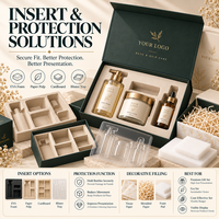Ensemble d'emballages pour soins du corps et du bain, boîte cadeau en papier personnalisée, boîtes rigides pour soins de la peau et shampooings avec fermeture magnétique, logo
