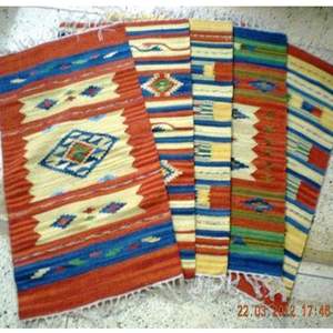 พรมผ้าฝ้ายเนื้อนุ่มลายแบบย้อนกลับได้เสื่อปูพื้นทนทานซักได้สำหรับห้องนั่งเล่นในห้องนอนรับประทานอาหารทุกวัน - Product Image 5