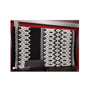 Dernier design, tapis de selle western fait main personnalisable, 100% laine australienne, haute qualité, pour concours hippique - Product Image 4
