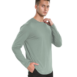 T-shirt décontracté à col rond pour homme, design personnalisé de haute qualité, manches longues, été, vente chaude - Product Image 6