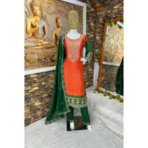 Hermoso conjunto Dupatta de parte superior para mujer - Product Image 4