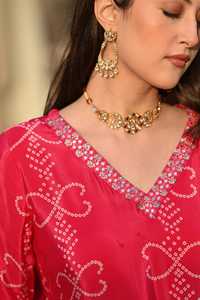 Más vendidos hermosos conjuntos de traje afgano 2024 colección elegante paquistaní Salwar Kameez nuevo estilo Casual vestidos de mujer - Product Image 2