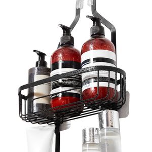 Mensola angolare a 3 livelli in acciaio per doccia, montabile, per l'organizzazione del bagno - Product Image 3