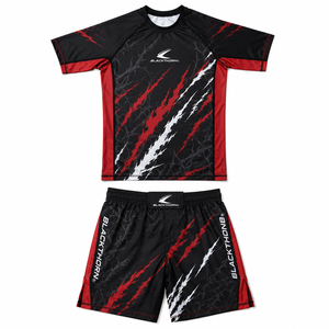 ชุดกีฬาพิมพ์ลายซับลิเมชั่นสำหรับการต่อสู้ MMA ของผู้ชาย - Product Image 1