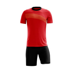 Uniforme de Fútbol Personalizado de Alta Calidad para Hombre, Conjunto de Camiseta de Manga Corta y Pantalones Cortos de Poliéster, Nombre Personalizable, OEM Disponible, para Adultos - Product Image 6