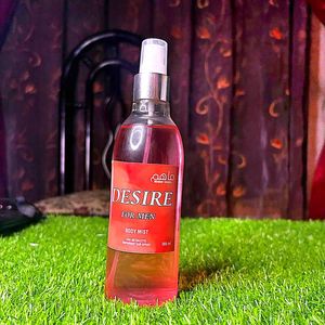 Desodorante Corporal Desire For Men 300ml, Spray de Fragancia en Botella PET con Bomba Dorada, Aroma Masculino de Larga Duración, Bruma Refrescante - Product Image 2