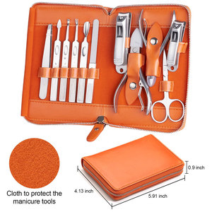 Professional Stainless Steel Manicure & <b>Pedicure</b> <b>Set</b> Nail Clippers Kit Grooming Tools Case Gift Box - Product Image 6