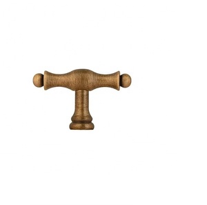 Boutons de meuble de luxe en laiton en forme d'anneau, quincaillerie Fitichen, haute qualité, moletés, finition dorée, pour la maison et le bureau - Product Image 6