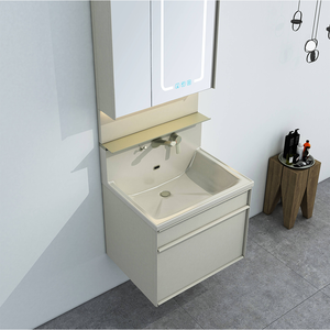 PANOON 25B1 Tocador de baño de piedra Espejo inteligente Lavabo resistente al agua Diseño moderno Garantía de 5 años para uso en dormitorio de almacén - Product Image 4