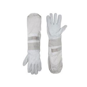 Customized Breathable Beekeeper Protection Beekeeping <b>Gloves</b> High Quality Leather Bee Keeping <b>Gloves</b> - Product Image 1