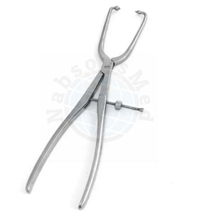Pinza de reducción ósea NABSONS MED de acero inoxidable, instrumento quirúrgico ortopédico manual para reducción de fracturas, reutilizable, CE - Product Image 6