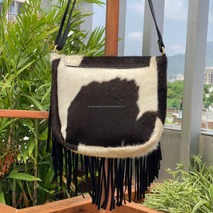 Exclusive Wholesale Vintage Fringe Crossbody Bags Genuine Cowhide Leather Personalized Women's Fashionable Cowgirl Shoulder Bag - Product Image 5