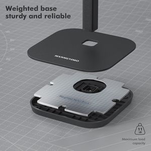 Supporto per Cuffie da Gaming in Alluminio con Base Pesante, Stand da Scrivania per Auricolari con Base Robusta per Accessori AirPods Max - Product Image 3