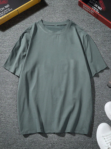 T-shirts pour hommes de haute qualité 100% coton, entièrement personnalisables, manches courtes, col rond, écologiques, respirants, imprimés sur mesure - Product Image 2