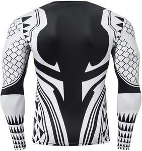 Ropa Deportiva Personalizada, Camiseta de Compresión de Manga Larga, Secado Rápido, Protección por Sublimación, para Fitness, Running y Gimnasio - Product Image 3