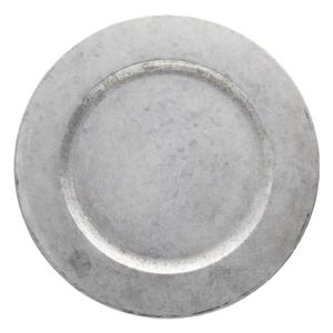 จานรองประดับลูกปัดสีเงินสุดหรูสำหรับตกแต่งงานแต่งงาน จานโลหะหรูหราสำหรับโรงแรม ภาชนะบนโต๊ะอาหารร้านอาหาร - Product Image 6