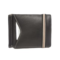 Dompet Jepit Uang Kulit Pria Buatan Tangan, Pasokan Langsung Pabrik Grosir, Tempat Kartu Debit, Anti RFID, Pendek, Terjangkau, Vintage