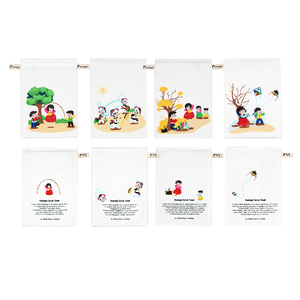 Toalla Hwangsil: Toalla de Mano y Cara de Lujo de Algodón Premium con Ilustración de Juego Tradicional Coreano, Jacquard para Baño - Product Image 2