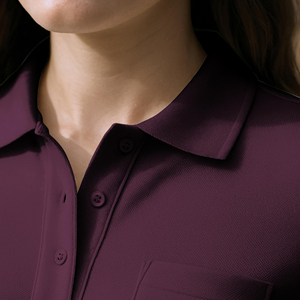 Camisas Polo Premium de Manga Larga para Mujer, Tela Elástica y Transpirable, Cómodas, Uniformes Casuales de Negocios, Camisas Polo en Venta - Product Image 3